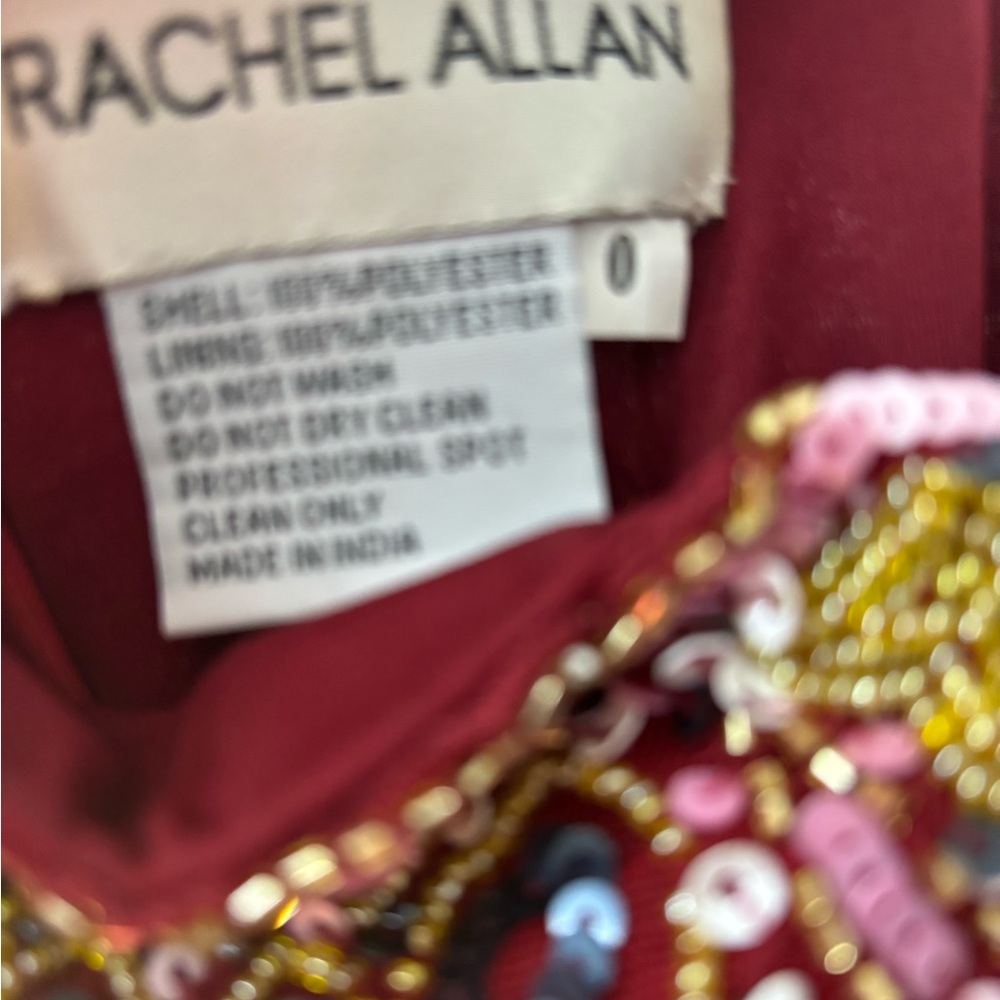 Rachel Allan short beaded dress - Picture 6 of 6